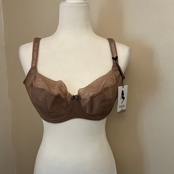 Sculptresse Elegant Lace Underwire Bra in Cappuccino 34 DDD - Picture 1 of 9